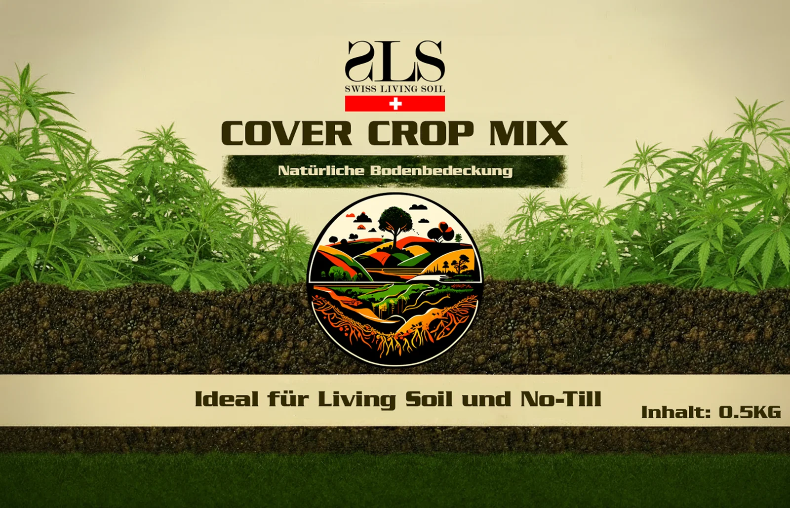 Swiss Living Soil Crop Mix Organic 2.0 pour l'activation du sol